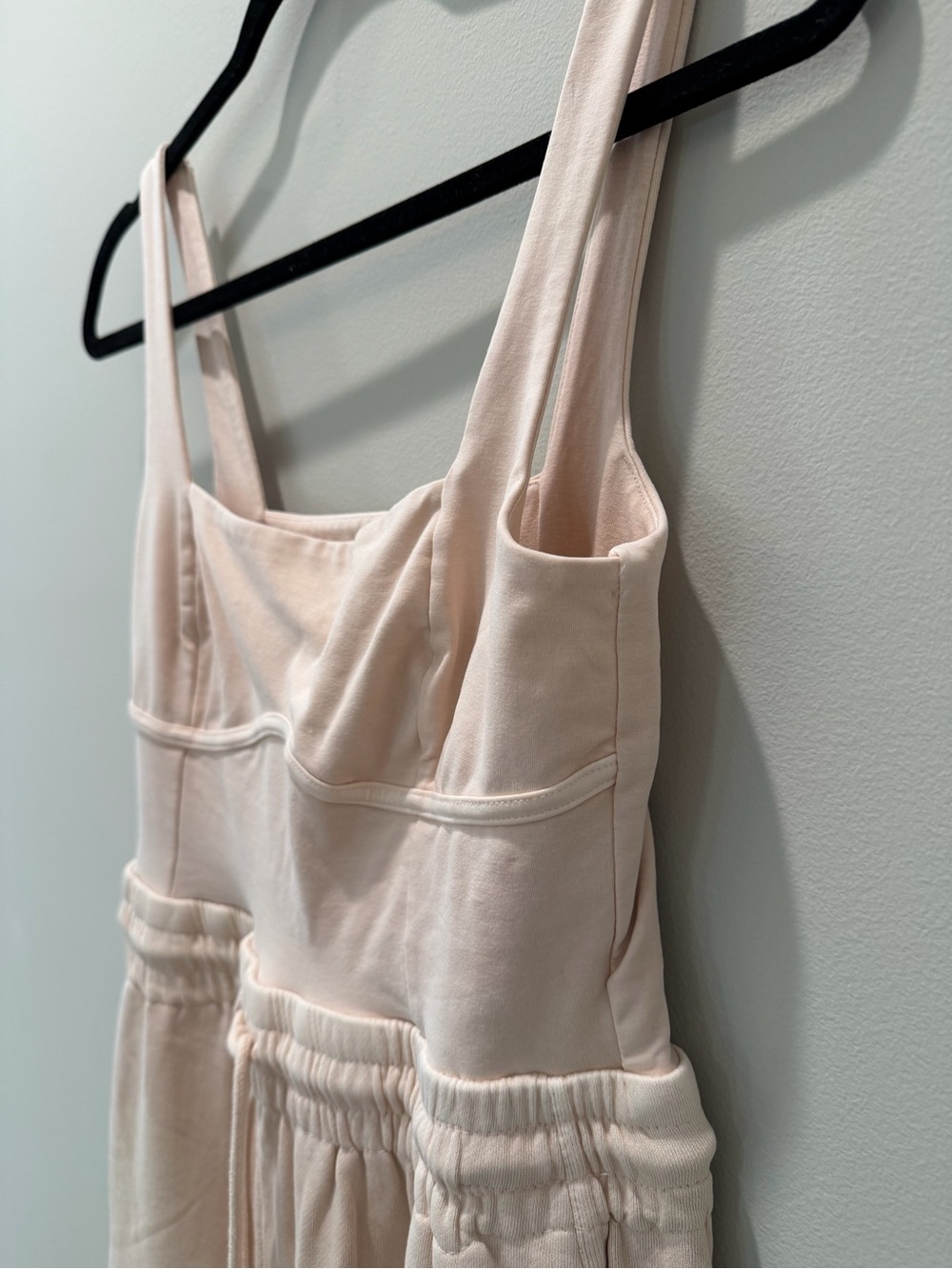 FP Movement by Free People Blush Pink Sleeveless Drawstring Jumpsuit - Picture 5 of 6